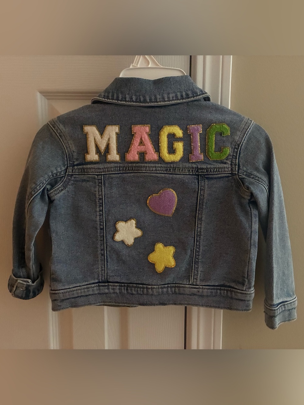 Kids Denim Jacket with MAGIC appliqué